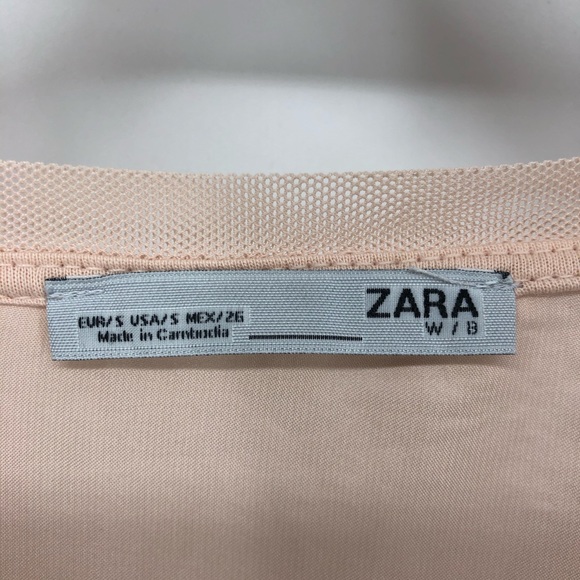 CLEARANCE 5 for $20 SALE Zara v-neck t-shirt with high-low hem | S - Picture 3 of 7